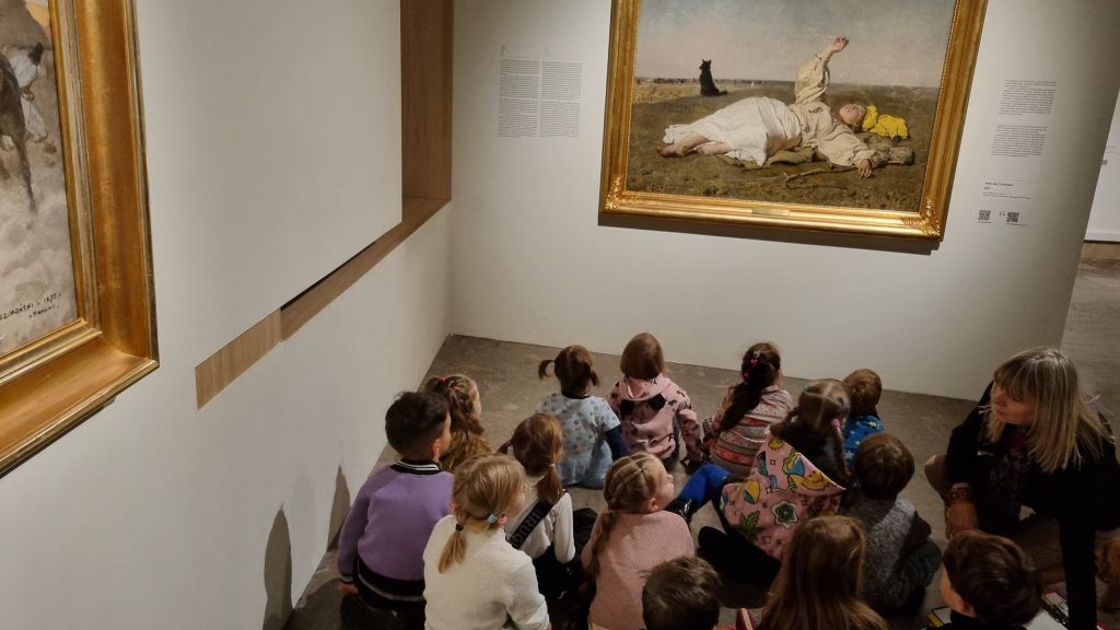 Warsztaty artystyczne na&nbsp;wystawie dzieł J. Chełmońskiego